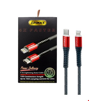 کابل تایپ سی به لایتنینگ EPIMAX مدل EC-21